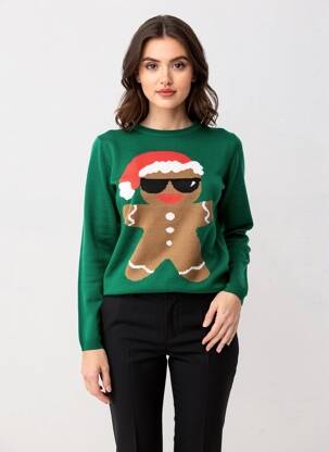 Pull vert ONLY femme