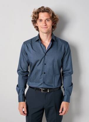 Chemise manches longues bleu SELECTED homme