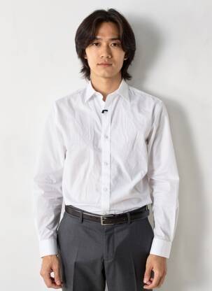 Chemise manches longues blanc JACK & JONES homme