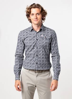 Chemise manches longues bleu PETROL INDUSTRIES homme