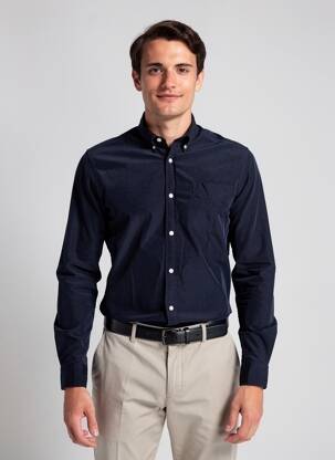 Chemise manches longues bleu JACK & JONES homme