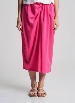 Jupe mi-longue rose VERO MODA femme