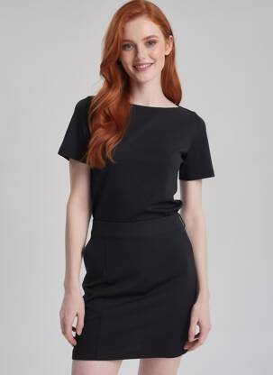T-shirt manches courtes manches courtes noir VERO MODA femme