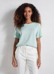 T-shirt vert STREET ONE femme