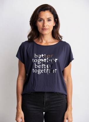 T-shirt bleu S.OLIVER femme