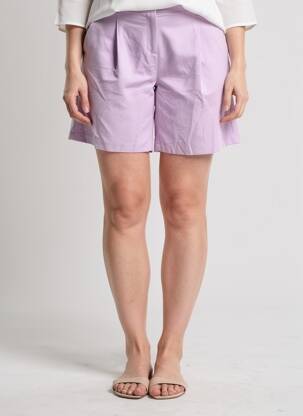 Bermuda taille haute taille haute violet VERO MODA femme