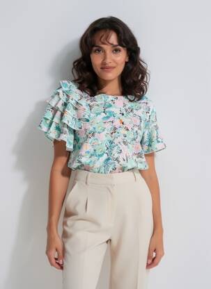 Top vert MOLLY BRACKEN femme