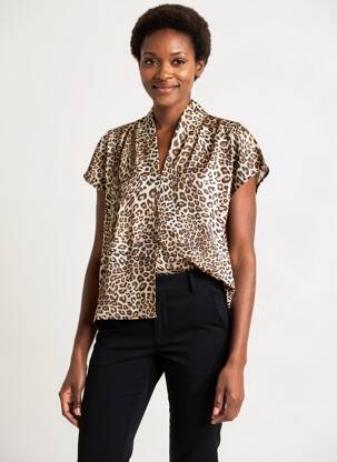 Chemisier beige AMELIE & AMELIE femme
