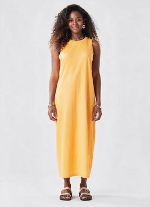 Robe courte sans manche sans manche orange VERO MODA femme