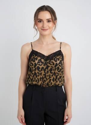 Top marron GARCIA femme