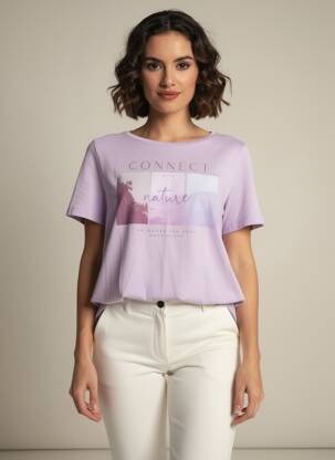 T-shirt violet STREET ONE femme