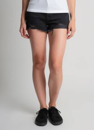 Jupe short noir MANGO femme
