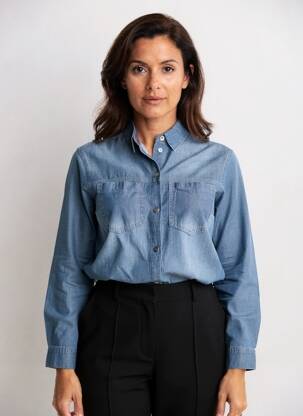 Chemisier bleu STREET ONE femme