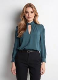 Blouse bleu MOLLY BRACKEN femme
