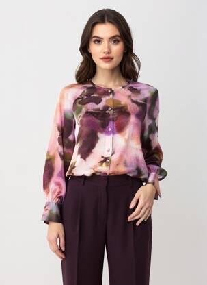 Blouse rose MANGO femme