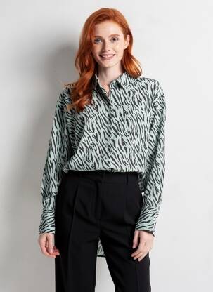 Chemisier manches longues manches longues bleu VILA femme