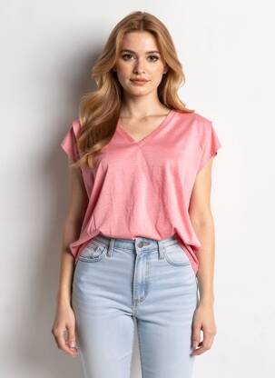 T-shirt rose GARCIA femme