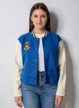Veste casual manches longues bleu ONLY femme