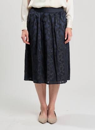 Jupe mi-longue bleu MEXX femme