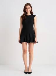 Robe courte noir MANGO femme