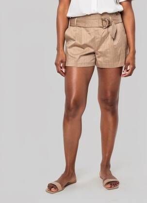 Short beige MORGAN femme