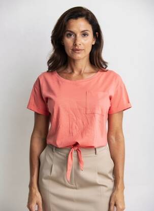 T-shirt orange MOLLY BRACKEN femme
