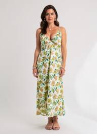 Robe courte vert MORGAN femme