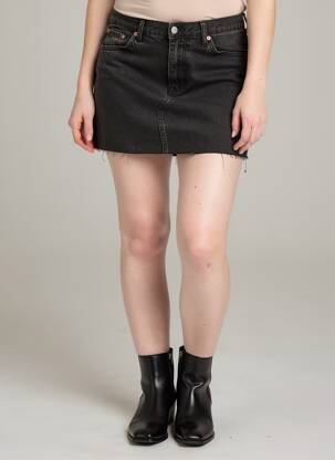 Jupe courte noir MANGO femme