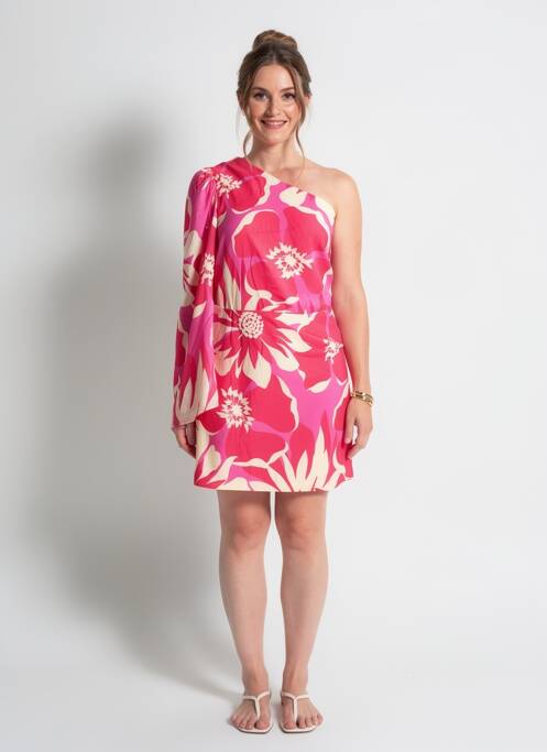Robe courte rose MORGAN femme