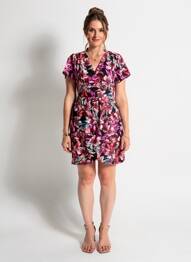 Robe courte violet MORGAN femme
