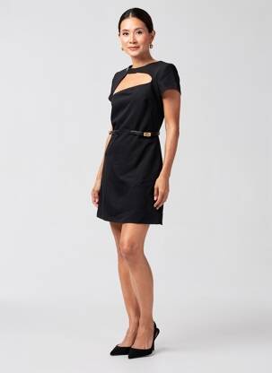 Robe courte noir MORGAN femme
