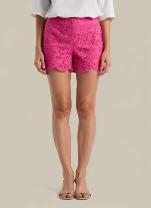 Short rose MANGO femme