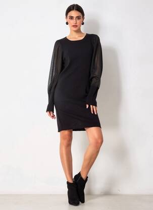 Robe pull noir ONLY femme