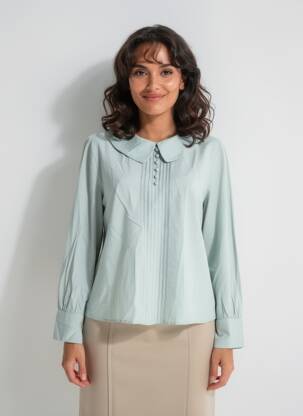 Chemisier bleu MOLLY BRACKEN femme