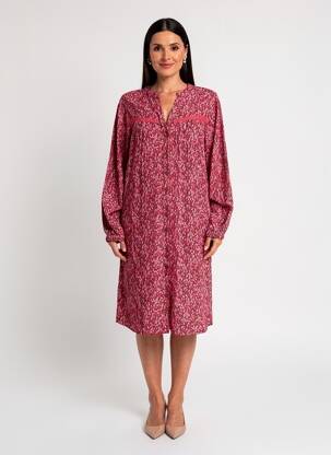 Robe mi-longue rose GARCIA femme