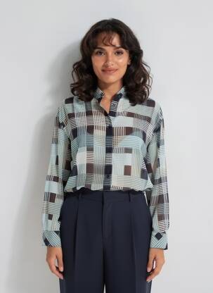 Chemisier bleu S.OLIVER femme