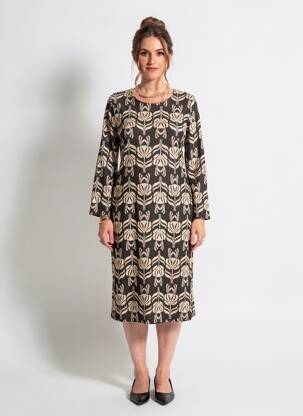 Robe pull noir AMELIE & AMELIE femme