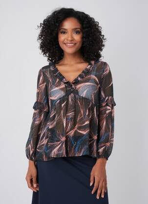 Chemisier noir MOLLY BRACKEN femme