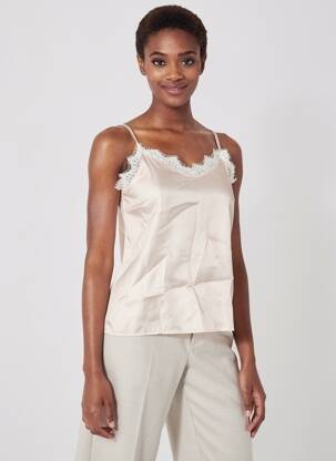 Top beige BELLITA femme