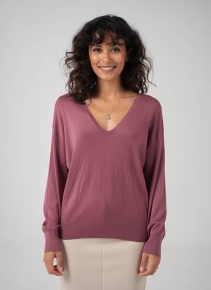 Pull violet ZABAIONE femme