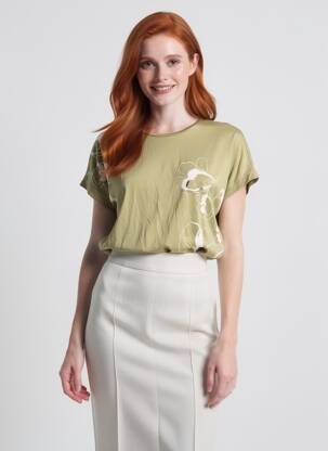 T-shirt vert TOM TAILOR femme