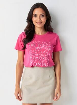 T-shirt rose STREET ONE femme
