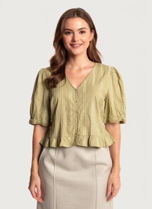 Chemisier beige ONLY femme