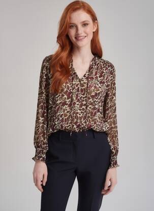 Chemisier violet LE TEMPS DES CERISES femme