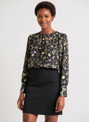 Chemisier noir S.OLIVER femme
