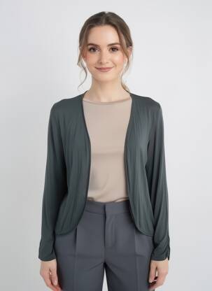 Gilet manches longues vert STREET ONE femme