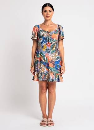 Robe courte bleu MOLLY BRACKEN femme