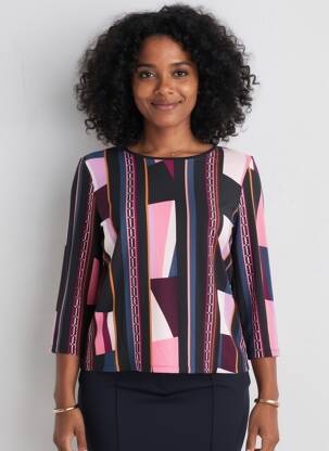 T-shirt violet STREET ONE femme