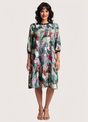 Robe mi-longue vert MOLLY BRACKEN femme