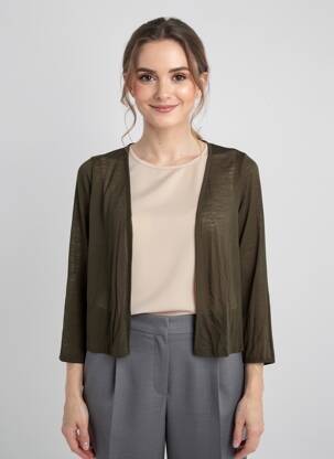 Gilet manches longues vert STREET ONE femme